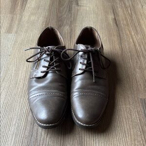 Men's Brown Leather Dress Shoes